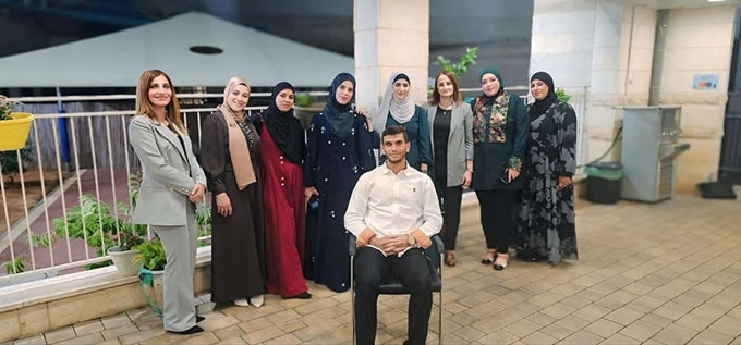 اجتماع أولياء أمور الطلبة في اعدادية دار التربية والعلوم في جلجولية